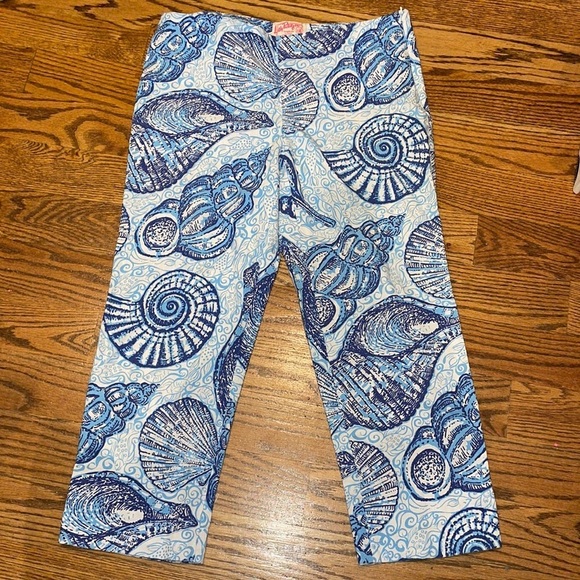 Lilly Pulitzer Pants - Lilly Pulitzer Original 'Stuffed Shells' Pants Holy Grail Size 10 EUC